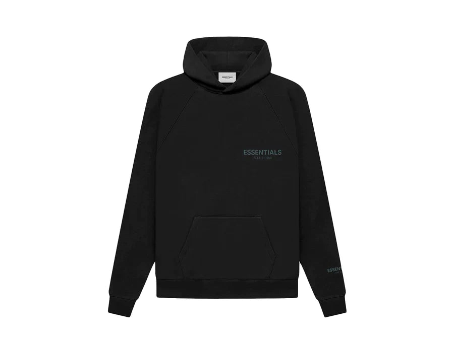 FEAR OF GOD ESSENTIALS CORE PULLOVER HOODIE BLACK