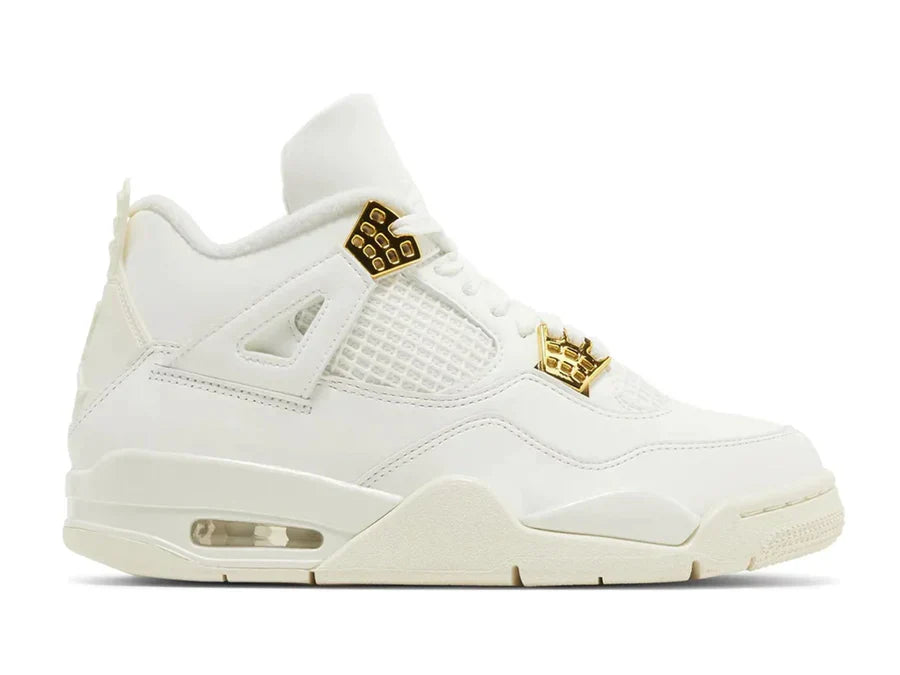 NIKE AIR JORDAN 4 RETRO METALLIC GOLD (W)