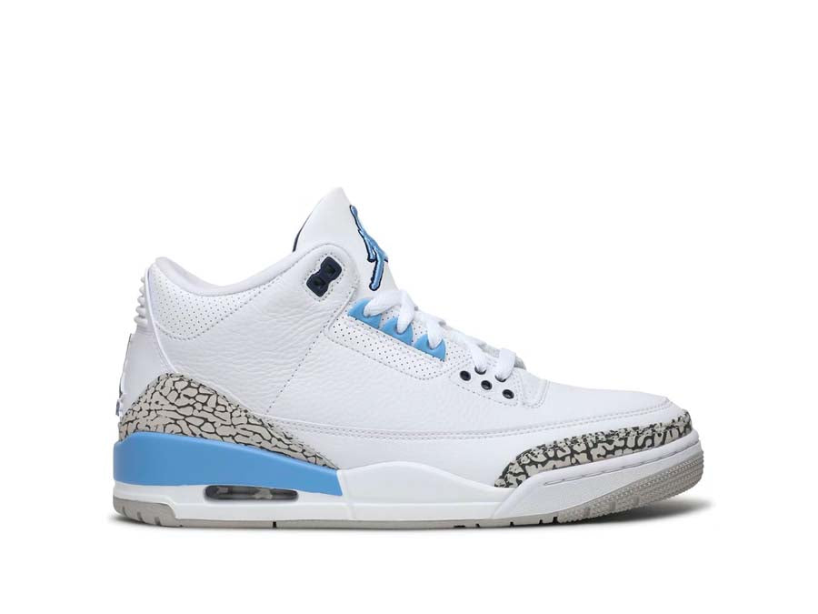 NIKE AIR JORDAN 3 UNC WHITE