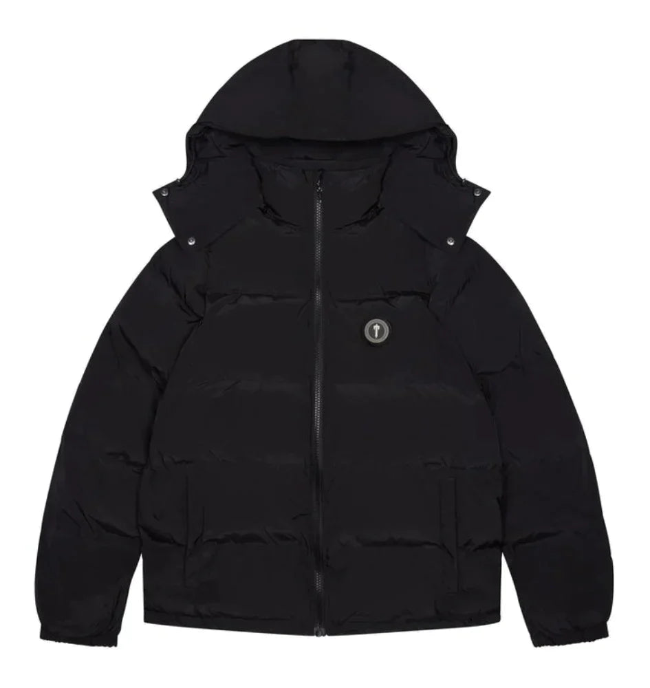 Trapstar Black Irongate Jacket Detachable Hood