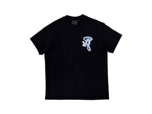 SYNAWORLD 'SYNA LOGO' TEE - BLACK/BLACK