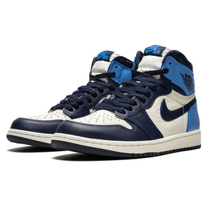 NIKE AIR JORDAN 1 RETRO HIGH OBSIDIAN BLUE UNC