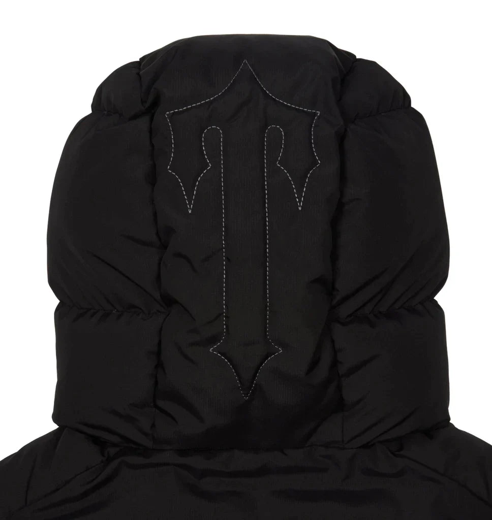 TRAPSTAR DECODED HOODED PUFFER JACKET 2.0 - BLACK