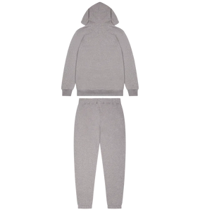 TRAPSTAR CHENILLE CAMO DECODED HOODED ANNIVERSARY TRACKSUIT - GREY