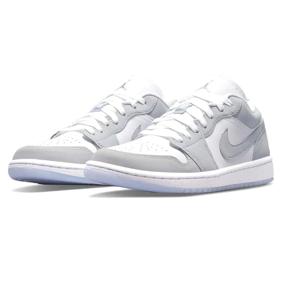 NIKE AIR JORDAN 1 LOW GREY WOLF BLUE (W)