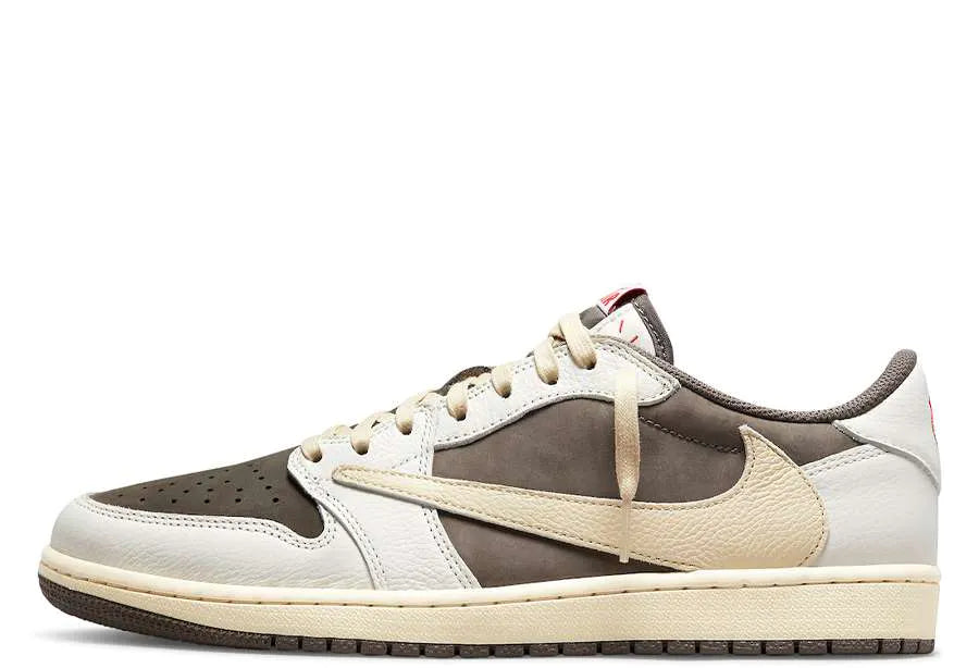 NIKE AIR JORDAN 1 LOW OG SP X TRAVIS SCOTT REVERSE MOCHA