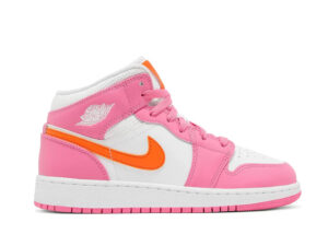 NIKE AIR JORDAN 1 MID PINKSICLE ORANGE (GS)
