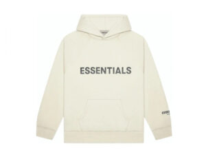 FEAR OF GOD ESSENTIALS SS20 PULLOVER HOODIE BUTTERCREAM