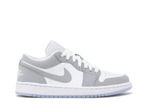 NIKE AIR JORDAN 1 LOW GREY WOLF BLUE (W)