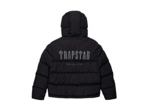 TRAPSTAR DECODED HOODED PUFFER JACKET 2.0 - BLACK