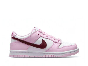 NIKE DUNK LOW PINK FOAM RED WHITE 'VALENTINES DAY' (GS)