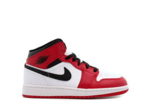 NIKE AIR JORDAN 1 MID CHICAGO WHITE 2020