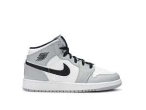 NIKE AIR JORDAN 1 MID LIGHT SMOKE GREY