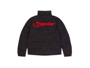 TRAPSTAR HYPERDRIVE PUFFER JACKET (BLACK/RED)