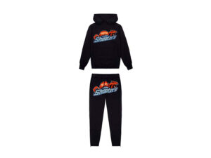 TRAPSTAR LONDON SHOOTERS HOODED TRACKSUIT BLACK