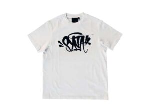 SYNAWORLD 'SYNA LOGO' TEE - WHITE/BLACK