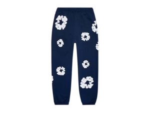 DENIM TEARS THE COTTON WREATH JOGGERS NAVY