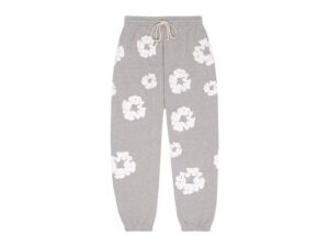 DENIM TEARS THE COTTON WREATH JOGGERS GREY