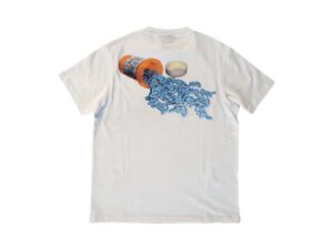 SYNAWORLD 'SYNA LOGO' TEE - WHITE/BLUE