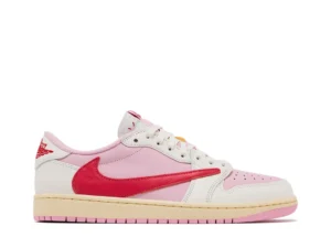 AIR JORDAN 1 RETRO LOW OG SP TRAVIS SCOTT SAIL TROPICAL PINK